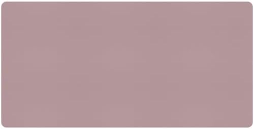 Bloss Pink Desk Mat, Large Mouse Pad, Non-Slip Desk Protector Mat, Leather Desk Blotter, Waterproof Desk Pad for Make Up Desk/31.5×15.7 Inch by Bloss