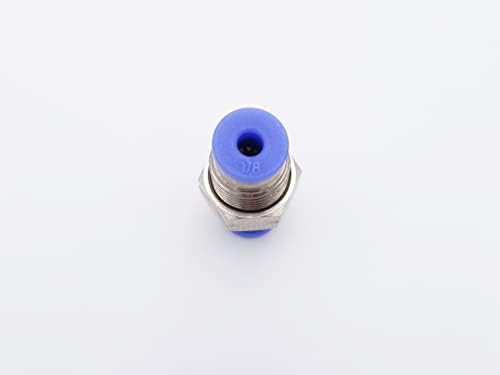 Push to Connect Fitting 1/8" Tube OD, Pneumatic Bulkhead Union - Image 5