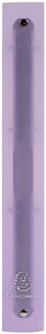 Exacompta - Ref 51975E - Set of 5 4 Ring Binders 30 mm in Polypropylene - Dimensions 32 x 27 cm - for A4 Format Maxi 297 x 242 mm - Chromaline Pastel - Purple - Image 3