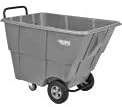 Global Industrial Standard Duty Plastic Tilt Truck 1/2 Cubic Yard Capacity 850 - Image 2