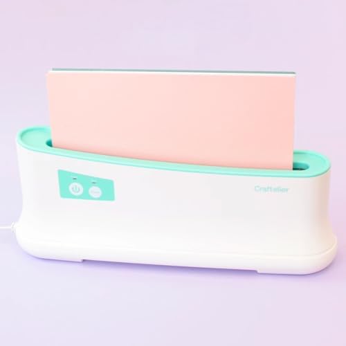 Craftelier - Minty Thermal Binding Machine with 3 Color Binding Spines Set, Book Binder for Scrapbooking Projects, DIY Journals, Notebooks, Documents & Photo Books, 200 Sheets Capacity, Mint & White - Image 2