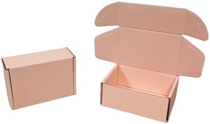 50 Pack 5.1x3.1x1.6 in Powder Pink Shipping Boxes - Image 6