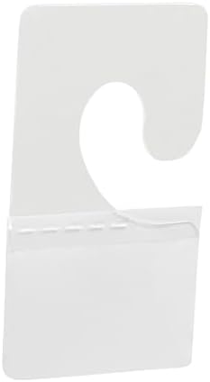 Clear Plastic Self Adhesive Hang Tags, 300Pcs - Image 4