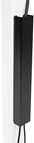 VIVO Black 14 inch Cable Management Channel for Desk Leg, DESK-AC01-1MB by VIVO