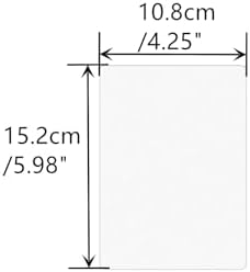 20pcs A6 Binding Covers Plastic DIY Frosted PP Filleted Corner 0.4mm Thick No Hole 4.3x6" Cover for Binder Discbound Planner Notebook (A6) - Image 3