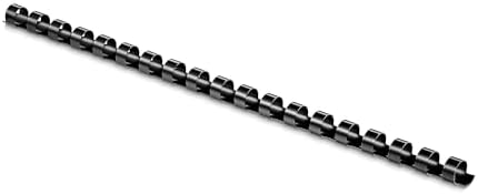 Staples 0.375 Inch Plastic Comb Binding Spines, Black, 100-Pack - Image 4