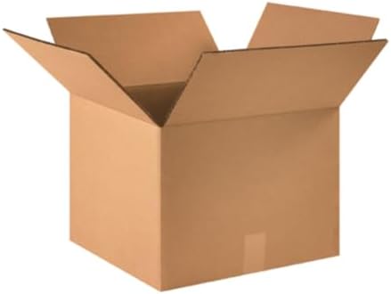 Box USA Double Wall Shipping Boxes Medium 16"L x 16"W x 12"H 10-Pack - Corrugated Cardboard Box for Moving, Mailing, Packing, Packaging and Storage by BOXUSA
