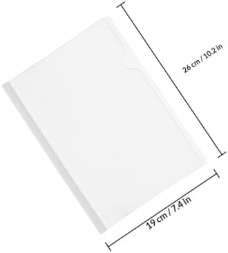 Veemoon 10pcs B5 Plastic Slide Binding Bars with White Pull Rods, Reusable Report Binder Clips for Office and School Document Organization - Image 2
