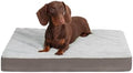 KSIIA Orthopedic Dog Bed for Small Dogs with Waterproof Lining, Grey, 17x12 by KSIIAPetProducts