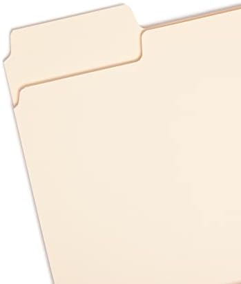 Smead SuperTab Heavyweight File Folder,Oversized 1/3-Cut Tab,Letter Size,Manila,50 Per Box (10401),(Pack of 2) - Image 2