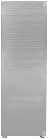 UltraGarage Heavy-Duty Metal Storage Cabinet, Industrial Grade Steel Construction with Slatted Doors, Lock Keys,Professional Garage Organization System (Granite, 48" W x 24" D x 72" H) - Image 6