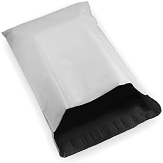10 EcoSwift 12 x 16 White Large Poly Mailer Size #5 Self Sealing Envelopes Plastic Shipping Mailing Bags 12x16 1.7 mil by EcoSwift
