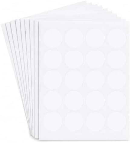 1.5" Round Labels, Printable for Laser & Inkjet, 600 Labels by Unknown
