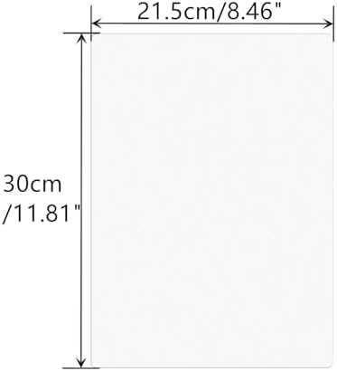 20pcs A4 Binding Covers Plastic DIY Frosted PP Filleted Corner 0.4mm Thick No Hole 8.5x11.8" Cover for Binder Discbound Planner Notebook (A4 8.5x11.8") - Image 3