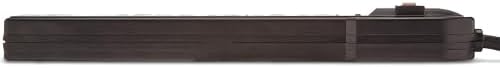 Amazon Basics 6-Outlet Surge Protector Power Strip with 200J Protection, Circuit Breaker, 2ft Extension Cord, Black, 20-Pack - Image 4