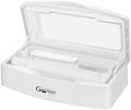 Nail Art Tools, Plastic Storage Box for Nail Tools,Manicure Tool, Tweezers, Hair Salon, Spa and Trimmer Manicure Equipment (1 piece, White) by Gusnilo