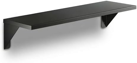 6" x 18" Small Stainless Steel Wall Shelf, Heavy Duty Storage Rack for Kitchen, Bathroom, Garage by Zedfire