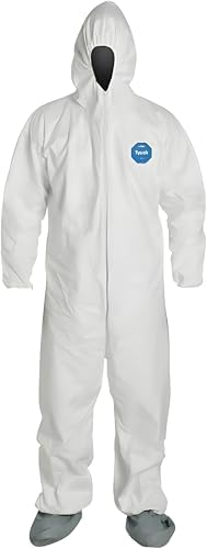 DuPont Tyvek 400 TY122S Disposable Protective Coverall Hood, Boots by DuPontPersonalProtection