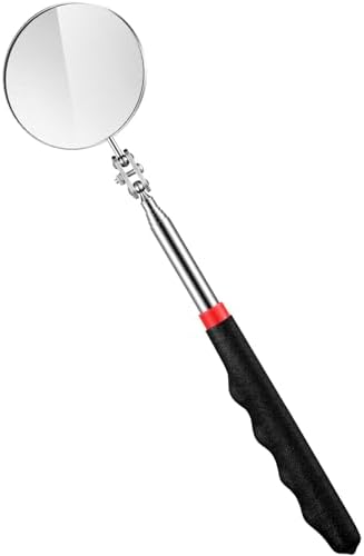 Copkim Telescoping Inspection Mirror for Mechanics,Black,50mm Round by Copkim