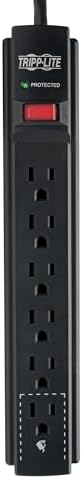 Eaton Tripp Lite TLP615B 15ft Power Cord Black Surge Protector 6 Outlets - Image 5