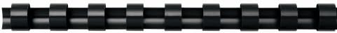 Fellowes Plastic Binding Comb 3/8" Black, 100 Count (Pack of 2) - Image 2