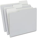Staples File Folders, Letter Size, 1/3-Cut Tab, Gray, 200/Carton by Staples