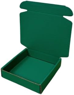 50 Pack 5.1x5.1x1.2 in Hunter Green Shipping Boxes - Image 5