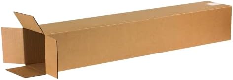BOX USA 6x6x38 Tall Corrugated Boxes, Tall, 6L x 6W x 38H, Pack of 25 | Shipping, Packaging, Moving, Storage Box for Home or Business, Strong Wholesale Bulk Boxes by BOXUSA