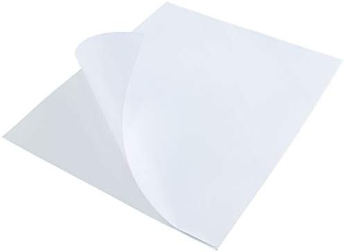 L LIKED 50 Full Sheet Self Adhesive Sticker Paper 8.5 x 11 Inches, Address Labels for Laser & Inkjet Printing (50 Sheets) - Image 5