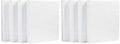 Amazon Basics 3-Ring Binder with Round Rings and Interior Pockets, 1-Inch, White, 8-Pack by AmazonBasics