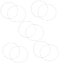 10pcs Silicone Sealing Washer Gasket Ring Kit for Filter Maintenance by Unknown