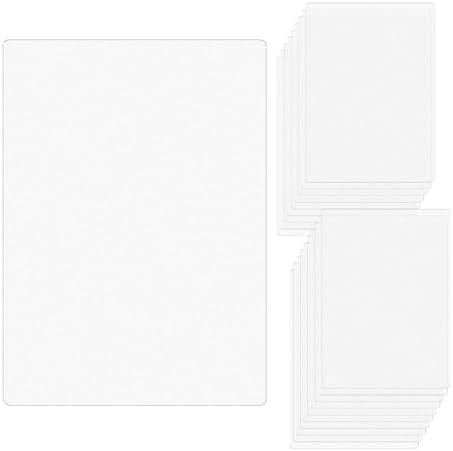 20pcs B5 Binding Covers Plastic DIY Frosted PP Filleted Corner 0.4mm Thick No Hole 7.3x10.2" Cover for Binder Discbound Planner Notebook (B5) by MEIYITIAN