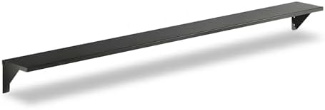 5" x 48" Heavy Duty Stainless Steel Floating Wall Mounted Shelf, Commercial Kitchen Storage Shelf by Zedfire