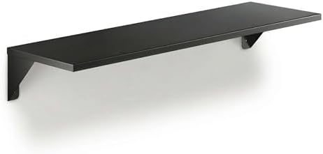 8" x 24" Small Stainless Steel Wall Shelf, Heavy Duty Storage Rack for Kitchen, Bathroom, Garage by Zedfire