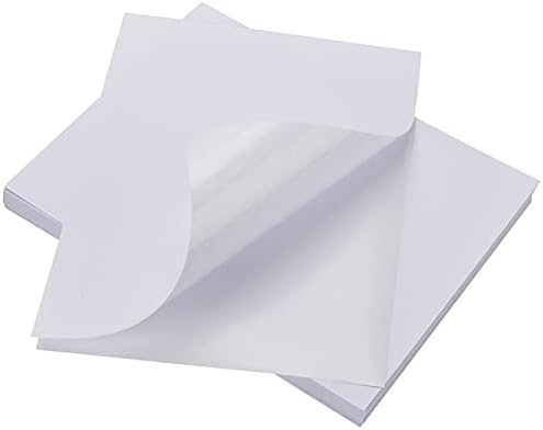 LabelMore 100 Sheets, Printable Sticker Paper, 8.5" x 11" Sticker Printer Paper Sheet for Laser & Inkjet Printers - Image 2