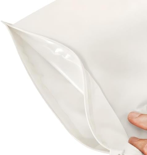 Muka Black Matte Frosted Slider Zip Bags, 2.8 Mil CPE Poly Packaging - Image 7