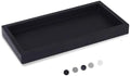 Silicone Bathroom Vanity Tray Dish Soap Holder Sink Organizer, Black by Heagoale