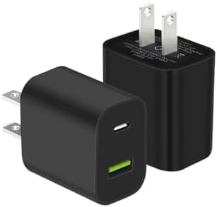 2 Pack USB C Charger Block, Dual Port Type C Wall Charger Fast Charging by DENGWENQIANG