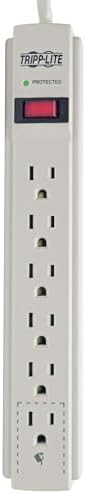 Eaton Tripp Lite TLP615 15ft Power Cord White Surge Protector 6 Outlets - Image 6