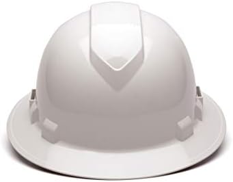 Pyramex Ridgeline Full Brim Hard Hat 4 Point Ratchet Vented - Image 3