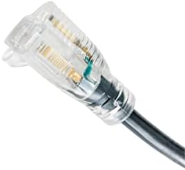 Woods Heavy Duty Extension Cords, 15Ft, 12 Gauge, 3 Conductor, Lighted End, Indoor/Outdoor Cord, SJTOW, Black, 32472 (Pack of 6) - Image 4