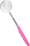 Copkim Telescoping Inspection Mirror for Mechanics,Pink,Round by Copkim