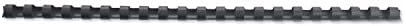 GBC CombBind Binding Combs, 10 mm, 65 Sheet Capacity, A4, 21 Ring, Black, Pack of 100, 4028175 by GBC