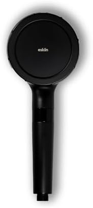 Eskiin Filtered Shower Head - Best HandHeld Shower Head With Filters For Healthy Hair & Skin - High Pressure - Reduce Dandruff, Protect Colored Hair (1.8 Gallon Per Minute California, Polished Black) by Eskiin