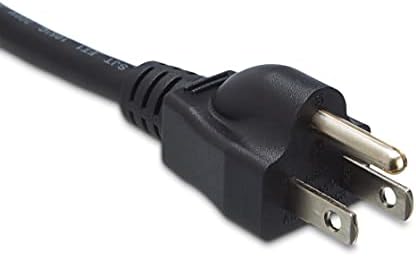 Amazon Basics Computer Monitor TV Replacement Power Cord, 10 ft, 24 count, Black - Image 3