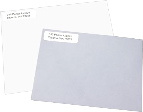 Avery Self-Adhesive Removable Labels, 0.5 x 1.75 Inches, White, 840 per Pack (05422)- Pack of 2 - Image 4