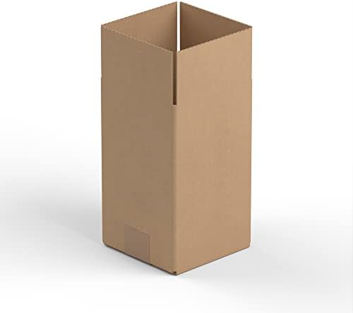 9" x 9" x 12" Kraft Corrugated RSC Shipping Box - 25/Bundle by Krollen+Industrial