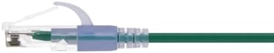 Monoprice Cat6A Ethernet Patch Cable - 3 Feet - Green (10 Pack) Snagless RJ45 550Mhz UTP Pure Bare Copper Wire 10G 30AWG - SlimRun Series - Image 4