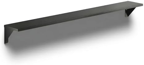5" x 36" Heavy Duty Stainless Steel Floating Wall Mounted Shelf, Commercial Kitchen Storage Shelf by Zedfire