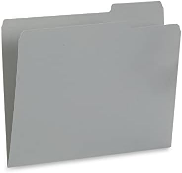Blue Summit Supplies 100 File Folders, Letter Size, 1/3 Cut Tab, Grayscale - Image 7
